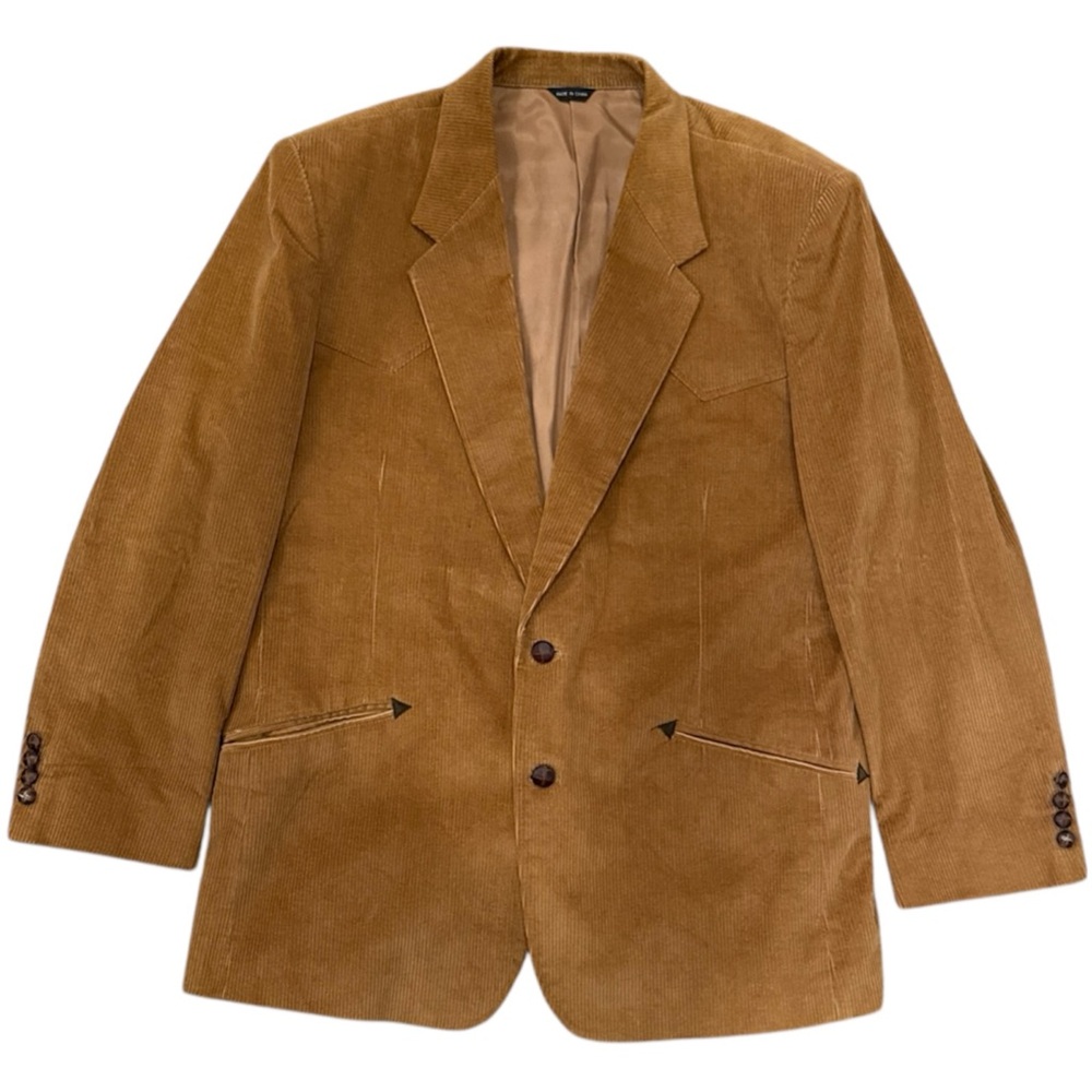 Vintage Joe Namath Signature Collection Courdoroy Blazer Sport Coat 46R